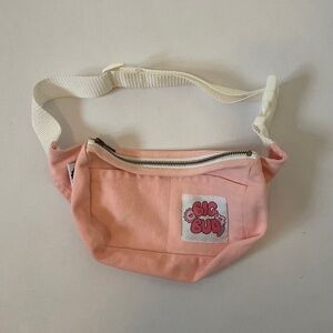 Big Bud Press Hip Fanny Pack Bum Crossbody Bad Pink Canvas